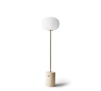 Audo Copenhagen - JWDA Lampadaire Travertin/Laiton Brossé