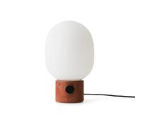 Audo Copenhagen Lampe de table JWDA Red travertine. Large