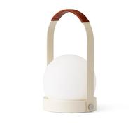 Lampe Portable Audo Carrie Acier/Ivoire/Cuir