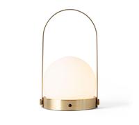 Audo Copenhagen Lampe de table portable Carrie laiton brossé