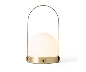 Audo Copenhagen Lampe de table portable Carrie laiton brossé
