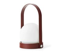 Audo Copenhagen Lampe de table portable Carrie Rouge brûlé