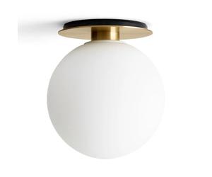 Audo Copenhagen Lampe murale/Lampe à suspension TR Laiton Verre opale mat