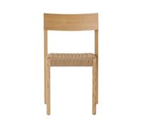 Audo Copenhagen Mauro chaise Chêne naturel-assise tressée naturelle