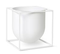 Audo Copenhagen Pot à fleurs Kubus 23 cm Blanc