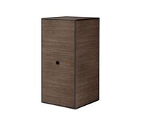 Audo Copenhagen Rangement Frame 70 smoked oak. porte. 2 étagères