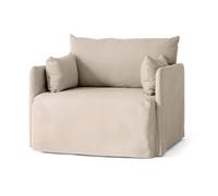 Audo Copenhagen Rembourrage en vrac d'un fauteuil Offset Logan Sand