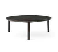 Audo Copenhagen Table basse Passage Ø90 cm Chêne laqué foncé