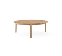 Audo Copenhagen Table basse Passage Chêne. Ø90 cm