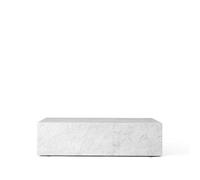 Audo Copenhagen Table basse Plinth white. low