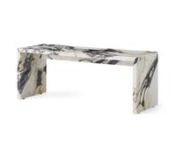 Audo Copenhagen Table d’appoint Plinth Bridge Calacatta Viola