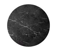 Audo Copenhagen Table d'appoint Androgyne. plateau de table Nero Marquina. Ø65 cm