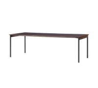 Audo Copenhagen Table de conférence Co Table 240x100cm Black. laminate terra