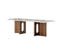 Audo Androgyne Table Noyer/ Calacatta Viola Marbre