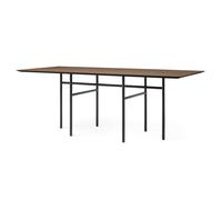 Audo Copenhagen Table rectangulaire Snaregade Chêne teinté noir-foncé
