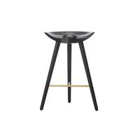Audo Copenhagen Tabouret de bar ML 42 black stained beech. brass