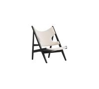 Audo Copenhagen Chaise lounge Knitting Barnum Bouclé 24-chêne noir