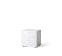 Audo Table Plinth - Marbre blanc - cubic