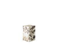 Audo Plinth Table Basse Haute Marbre Calacatta Viola