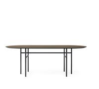 Audo Table Snaregade - Chêne, teinté foncé - oval