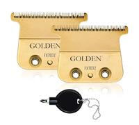 AUDOC Lame de rechange pour tondeuse compatible avec la tondeuse BaByliss PRO FX787 & FX726 (Gold/2PCS)