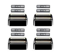 AUDOC têtes de rasoir de rechange compatibles avec BaByliss Foil Shaver (Black/4)