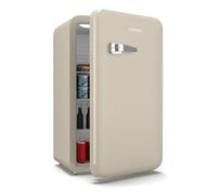 Klarstein Audrey Evo Mini-réfrigérateur 90 L Frigo design rétro silencieux compact Mini bar 3 couleurs Crème