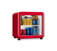Audrey Evo Réfrigérateur à boissons Frigo 45 L 39 x 38 cm Eclairage LED Mini bar 75 W 42 dB Rouge