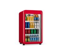 Audrey Evo Réfrigérateur à boissons Frigo 95 L 72 x 38 cm Eclairage LED Mini bar 95 W 42 dB Rouge
