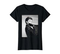 Audrey Hepburn Actrice Roman Holiday T-Shirt, Femme, Noir, XS