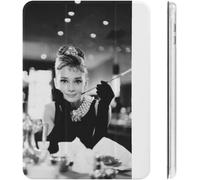 Audrey Hepburn Breakfast At Tiffany's Étui Pour Ipad 2020 (10.2in) Avec Porte-Stylos, Résistant Aux Chocs, Mise En Veille/Réveil Automatique, Coque De Protection Transparente À Trois Volets