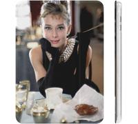 Audrey Hepburn Breakfast At Tiffany's Étui Pour Ipad 2020 En Tpu Résistant Aux Chocs, Réglage Automatique De L'angle De Veille/Réveil, Jolie Coque De Protection Transparente 10.2in