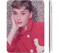 Audrey Hepburn Étui Pour Ipad 2020 (10.2in) Avec Porte-Stylo, Résistant Aux Chocs, Mise En Veille/Réveil Automatique, Coque De Protection Transparente À Trois Volets, Personnage D'anime