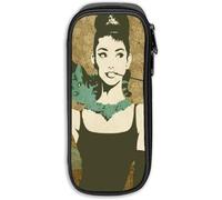 Audrey Hepburn Trousse À Crayons Grande Capacité Avec Fermeture Éclair Durable Et Pour Ranger Des Fournitures Scolaires Et De Bureau