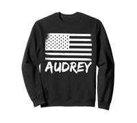 Audrey Prénom Citoyenneté Nom d'anniversaire personnalisé Sweatshirt