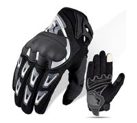 AUDSNI Gants De Moto Coupe-Vent À Doigts Longs pour Le Cyclisme en Extérieur Facile à Saisir(Le Noir,M)