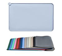 AUDWUD Tapis d'alimentation en Silicone imperméable pour Chiens et Chats,Tapis antidérapant pour gamelles d'animaux,Tapis d'alimentation pour Animaux.