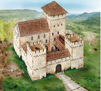 Aue-Verlag 14 x 14 x 13 cm - Château de Chevalier Rudolfseck