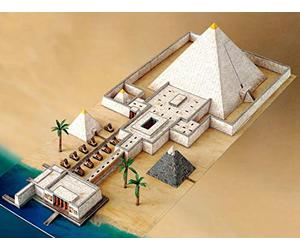 Aue-Verlag 70 x 30 x 13 CM Modèle Pyramide avec Valley Temple Kit