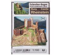 Aue Verlag Schreiber-Bogen Modèle de Construction en Carton - Burg Rheinstein