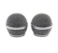 AUEAR, Lot de 2 têtes sphériques de rechange pour grille de microphone SM58 BETA58 SM58LC SA-M30 SV100 RK143G Pgx2 Slx2
