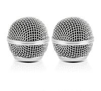 AUEAR, Lot de 2 têtes sphériques de Rechange pour Grille de Microphone SM58 BETA58 SM58LC SA-M30 SV100 RK143G Pgx2 Slx2