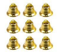 AUEAR, Lot de 60 mini clochettes dorées Liberty pour loisirs créatifs, carillons éoliens et décoration de faveurs - 26 mm