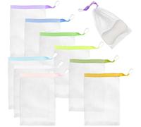 AUEAR, Lot de 60 pochettes à savon en maille pour douche et lavage en mousse à bulles