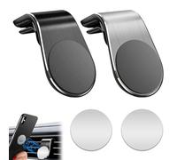 AUEFUDQ Lot de 2 supports de buse d'air magnétique pour OOono CO-Driver NO1/NO2, support magnétique pour prises d'air de voiture (noir, argent)