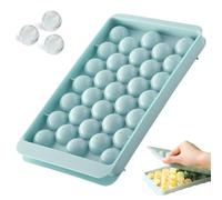 AUEFUDQ Lot de1 bacs à glaçons flexibles en silicone avec couvercle sans BPA pour congélateur, Forme de Glaçons Sûre et Saine pour Babybrei, Cocktail, Whisky, Café