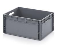 Auer Bacs Euro 60 x 40 x 27 caisse en plastique 60x40x27 conteneur de stockage gris empilable