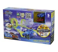 AUER LA LÉGENDE DE SPARK - Circuit Spécial Duel + 2 Lanceurs Turbo Réacteur + 2 Véhicules 29km/h Spark et Shango
