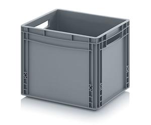 Auer Packaging Bacs Euro 40 x 30 x 32 Eurobox caisse en plastique 40x30x32 conteneur de stockage gris empilable