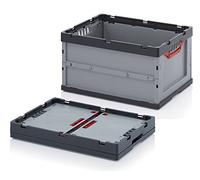Auer Packaging Box Pliables 60 x 40 x 32 Euro Container Pliage Rapide et Sécurisé